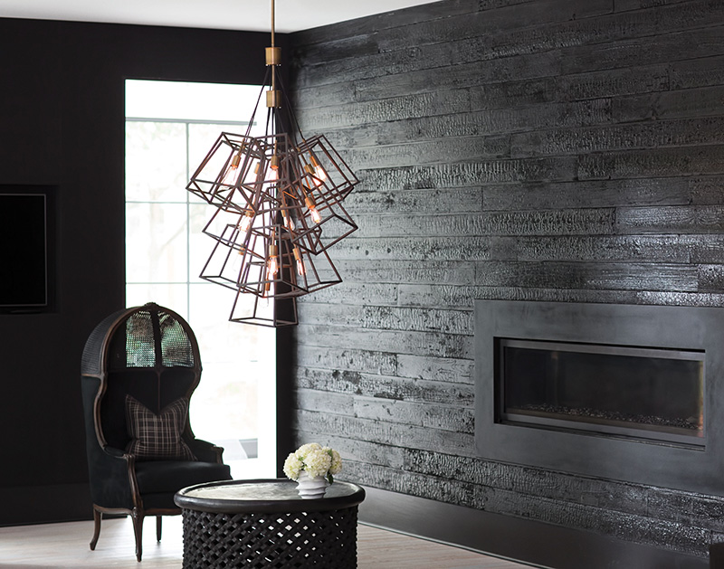 Hinkley Fulton Industrial Style Chandelier - Lighting and Fan Styles to Try Out in the New Year - LightsOnline Blog