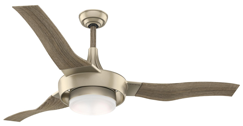 Casablanca Perseus 64" Indoor/Outdoor Ceiling Fan in Metallic SunSand - The Best LightsOnline Ceiling Fans for Your Large Rooms and Outdoor Spaces - LightsOnline Blog