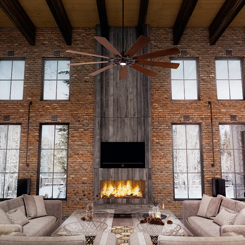 Reverse your ceiling fan in winter - Easy Tips for Saving Money at Home - LightsOnline Blog