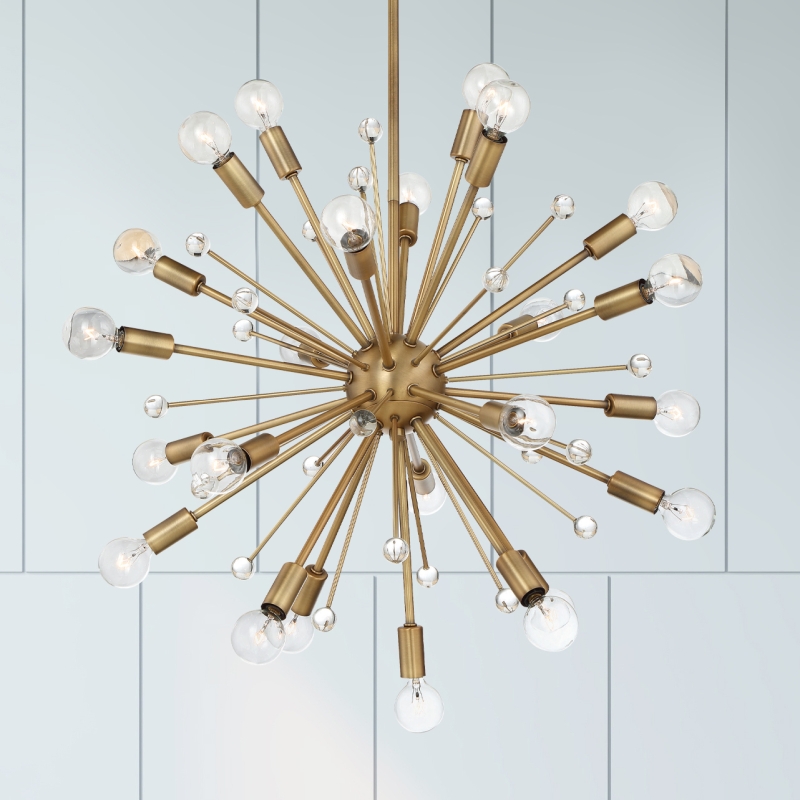 Savoy House Galea 24-light chandelier - Midcentury modern style - LightsOnline Blog