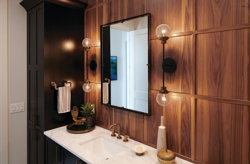 Master bathroom lighting - Bath Trends 2020 - LightsOnline Blog