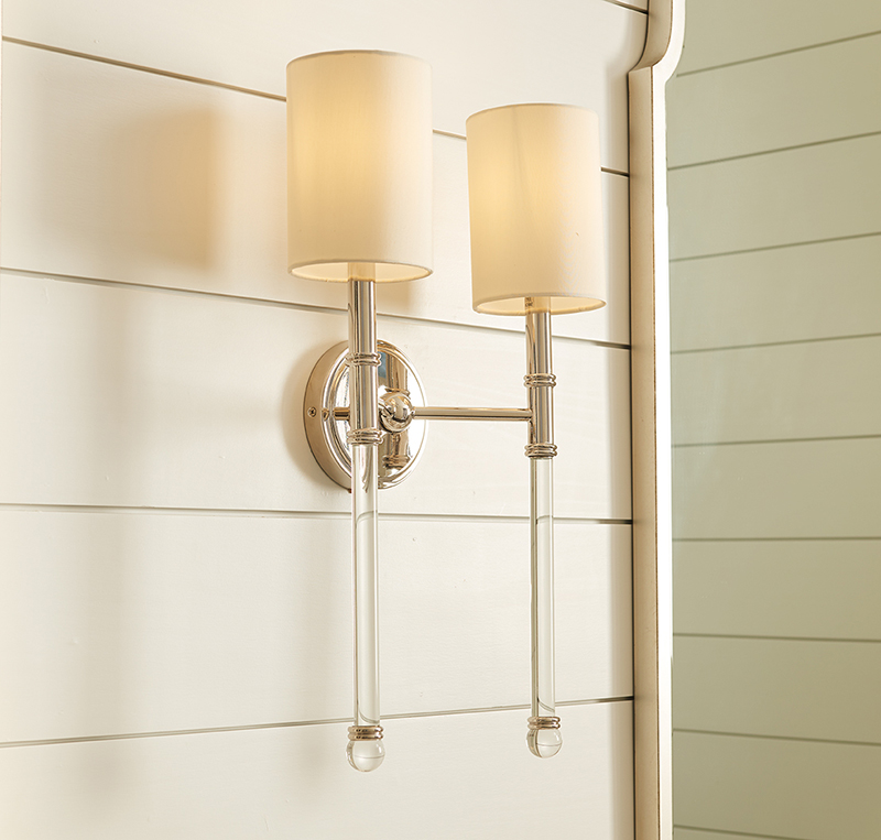 How to light a room with a low ceiling - use long, thin sconces - LightsOnline Blog