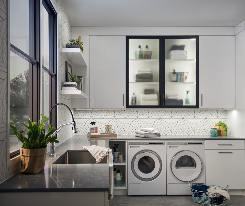 From Boring to Beautiful: Upgrading the Laundry Room - Try undercabinet lighting - LightsOnline Blog