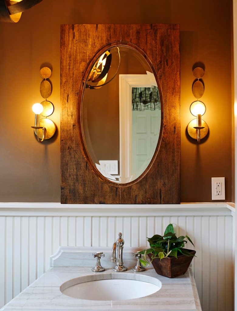 Top Trends in Bathroom Lighting - Create drama in the powder room - LightsOnline Blog