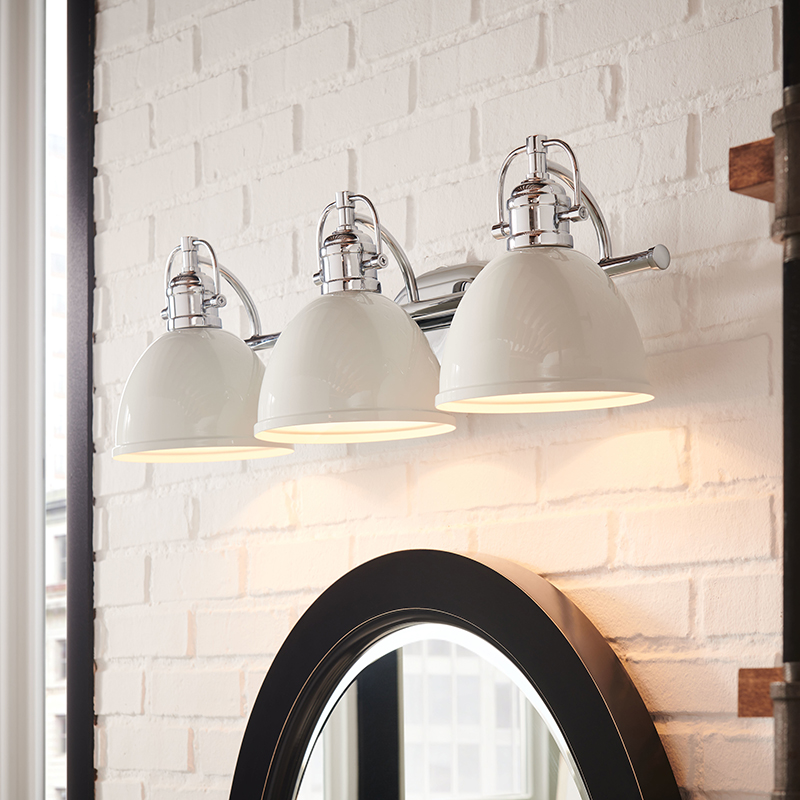Top Trends in Bathroom Lighting - Industrial style lighting - LightsOnline Blog