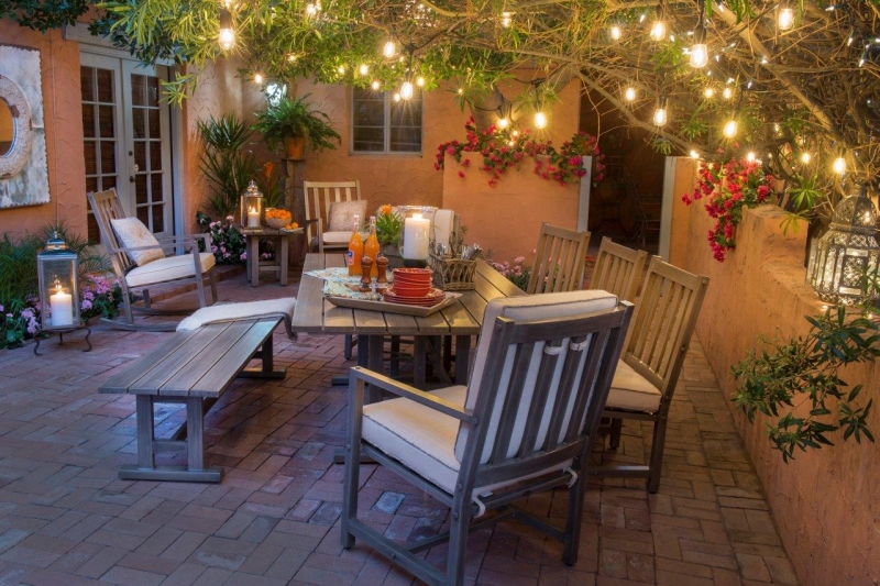 String lights - 4 Creative Lighting Styles to Welcome Warmer Weather - LightsOnline Blog