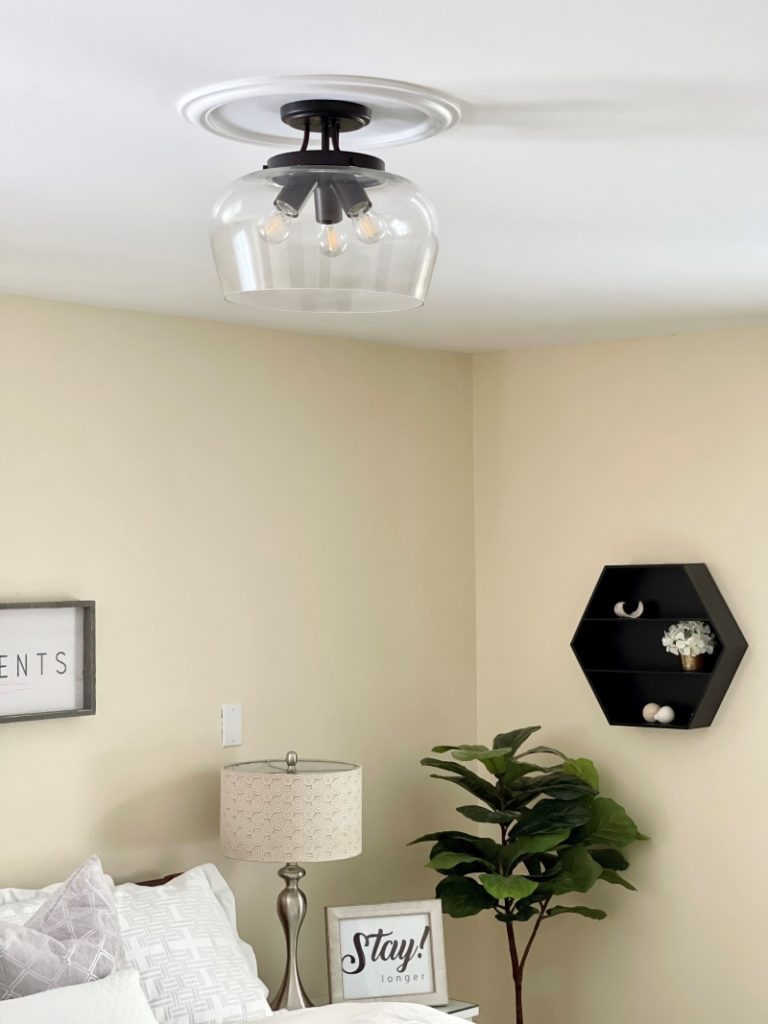 Guest Bedroom Refresh and Entryway Makeover with TheFaraFix - LightsOnline Blog